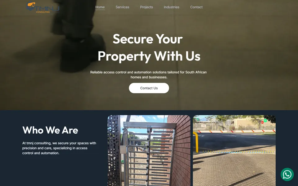 TMNJ Consulting website designed by One3 Technologies